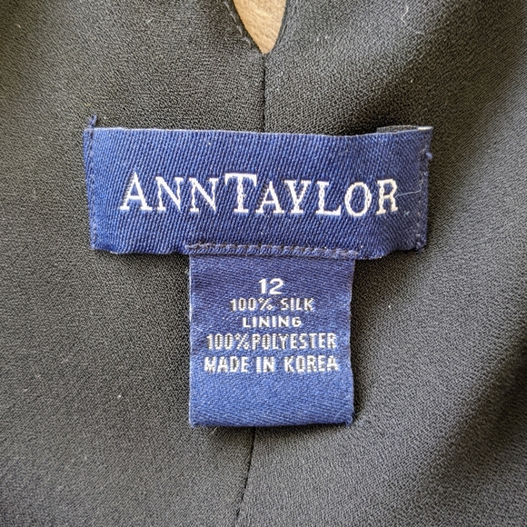 Vintage Ann Taylor silk cocktail dress - Picture 4 of 4